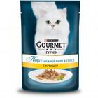 Gourmet Perle 85гр./Гурме Перл консервы в фольге для кошек мини филе курица