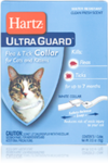Hartz UltraGuard Flea & Tick Collar Н80483//Хартс ошейник для кошек и котят белый 27см