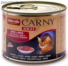 Animonda CARNY ADULT 200 гр./Анимонда Консервы для кошек со вкусом говядины и сердцем