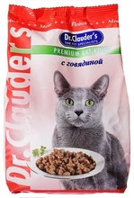 Dr. Clauder//сухой корм для кошек с говядиной 400 г