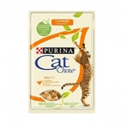 Cat Chow 85 гр./Кет Чау паучи для кошек кусочки в желе с  курицей и кабачками