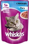 Whiskas 85 гр./Вискас консервы в фольге для кошек Рагу с лососем