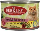 Berkley 200 гр./Беркли Консервы для кошек Телятина с лесными ягодами №6