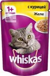 Whiskas 85 гр./Вискас консервы в фольге для кошек Желе с курицей