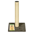 HOMECAT Когтеточка-столбик для кошек ковролин джут коричневый  29,5х29,5х50 см