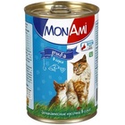 Mon Ami//Мон Ами консервы для кошек рыба кусочки в соусе 415 г
