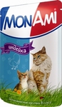 Mon Ami//Мон Ами консервы в фольге для кошек индейка 100 г