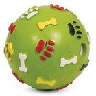 TRIOL /Игрушка для собак Мяч с лапкамии косточками со звуком d85мм/12191096