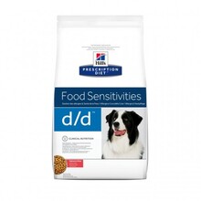 Сухой корм для собак Hill's Prescription Diet d/d, 2 кг., лосось и рис (Лечение пищевых аллергий и непереносимости)