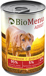 BioMenu ADULT410 гр./БиоМеню консервы для собак Цыпленок с Ананасом