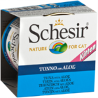 Schesir 85 гр./Шезир консервы для котята тунец с алое
