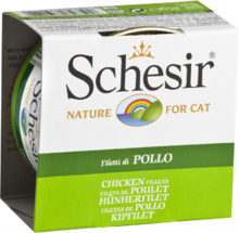 Schesir 85 гр./Шезир консервы для кошек филе курицы