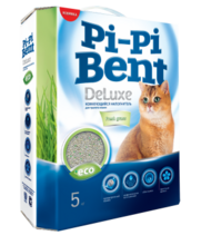 Pi-Pi-Bent Deluxe Fresh grass 5 кг./Наполнитель для кошек комкующийся
