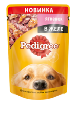Pedigree 100 гр./Педигри консервы в фольге для собак ягненок в желе