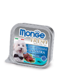 Monge Dog Fresh 100 гр./Монж консервы для собак Нежный паштет из утки