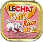 Lechat Pate Ricco Tune//Лешат консервы для кошек с кусочками тунца 100 г