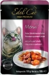 EdelKat 100 гр./Эдель Кет консервы в фольге для кошек лосось и камбала