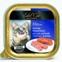 EdelKat 100 гр./Эдель Кет консервы для кошек нежный паштет лосось и форель
