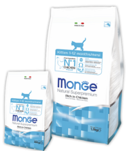 Monge Kitten 400 гр./Монж сухой корм для котят, беременных и кормящих кошек курица с рисом