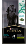 Purina Pro Plan Naturel Elements Medium&Large 10 кг./Проплан сухой корм  для взрослых собак  с ягненком и спирулиной для взрослых собак средних и крупных пород.