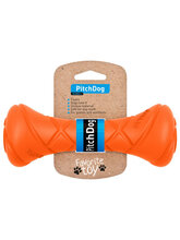 PitchDog Игровая гантель для апортировки, длина 19 см, диаметр 7 см, оранжевая (31004)