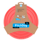 PitchDog летающий диск d 24 см, розовый
