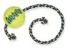 Kong/ Игрушка для собак Air "Теннисный мяч" с канатом средний