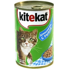 Kitekat//Китекет консервы для кошек с рыбой 410 г