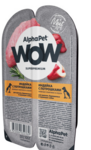 ALPHAPET WOW соб конс 100 гр ламистер для щенков, беременных и кормящих собак индейка с потрошками