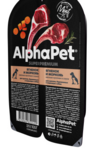 ALPHAPET  соб конс 100 гр ламистер для щенков, беременных и кормящих собак ягненок и морковь