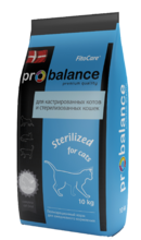 ProBalance Sterilized 10 кг./Сухой корм  для кастрированных котов и стерилизованных кошек