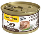 GimDog Pure Delight 85 гр./Джимдог консервы для собак из цыпленка с говядиной