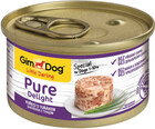 GimDog Pure Delight 85 гр./Джимдог консервы для собак из цыпленка с тунцом