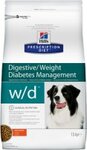 Hills Prescription Diet Canine w/d 1,5 кг./Хиллс сухой корм для собак для лечение сахарного диабета, запоров, колитов