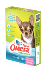 Омега Нео для собак 60тб.с с пребиотиком "Веселый малыш"