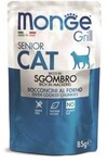 Monge Cat Grill Pouch 85 гр./Монж паучи для пожилых кошек эквадорская макрель
