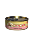 Lucky pets//Лаки петс консервы для собак с телятиной и языком 100 г