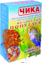 Чика 500 гр./Витаминизированная зерносмесь для волнистых попугаев с минеральной подкормкой