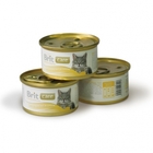 Brit Care 80 гр./Брит Каре Консервы суперпремиум класса для кошек Куриная грудка и сыр