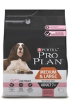 Pro Plan Adult  7+ Optiderma/Sensitive Skin 3 кг./Проплан сухой корм для собак старше 7лет с лососем и рисом