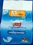 Cliny//подгузники для собак и кошек XS 2-4кг 11шт
