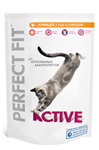 Perfect Fit Active 190гр./Перфект Фит сухой корм для активных кошек с курицей