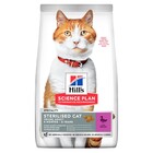 Hills Science Plan  Sterilised Cat 300 гр./Хиллс сухой корм для стерилизованных кошек до 7 лет Утка