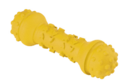 Игрушка Mr.Kranch для собак Гантель дентальная 18 см желтая с ароматом сливок/000124