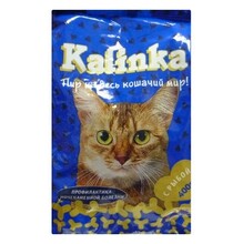 Kalinka//сухой корм для взрослых кошек с рыбой 400 г