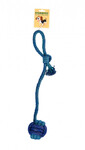 HOMEPET SEASIDE Ф 6 см х 47 см игрушка для собак узел из каната на веревке с петлей сине-голубой