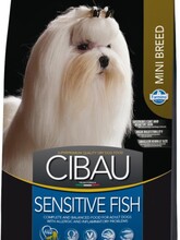 Farmina Cibau Sensitive Fish Mini 2,5 кг./Фармина Сибау Полнорационный и сбалансированный корм для взрослых собак мелких пород. Снижает риск развития аллергических реакций.