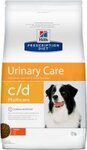 Hills Prescription Diet c/d 12 кг./Хиллс сухой корм  для собак профилактика мочекаменной болезни и растворение струвитов