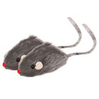 Triol/Игрушка  для кошек Мышь серая уп.4шт/M002G