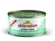 Консервы для кошек Almo Nature Legend 70 гр., Форель и тунец (75% мяса)